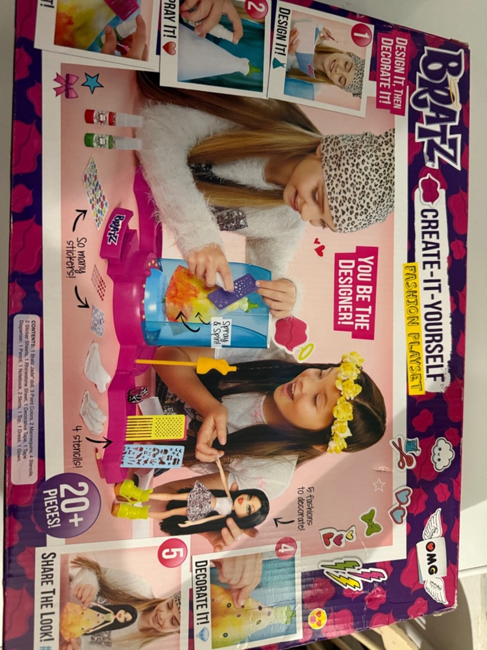 Bratz Create-It-Yourself Fashion Playset – Pink